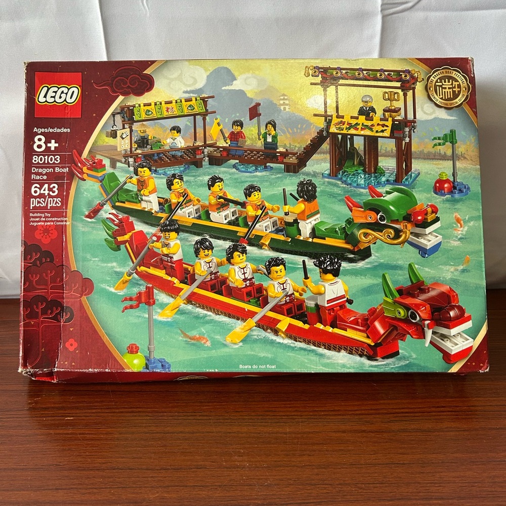 LEGO Dragon Boat Race 80103 Chinese Traditional Festivals RETIRED NEW Open Box